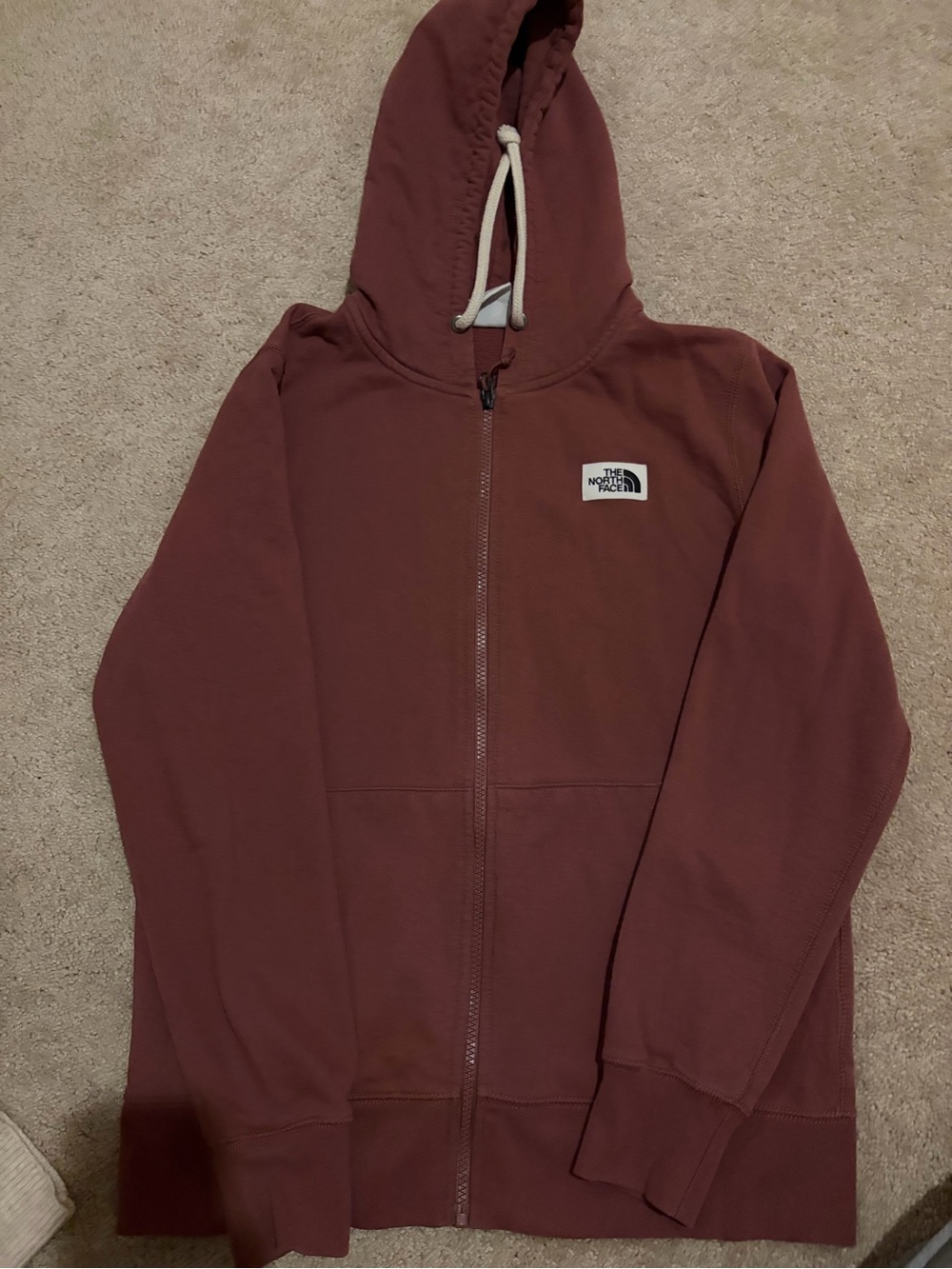 The North Face Full-Zip Hoodie - Rust